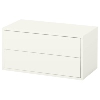 EKET Шкаф с 2 ящиками 003.339.47 Белый 70x35x35 см IKEA