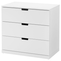 NORDLI Комод  3 ящ. 692.394.95 Белый 80x76 см IKEA