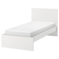 MALM Каркас кровати 90x200 см. 002.494.87 Белый IKEA