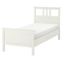 HEMNES Каркас кровати, белая морилка 90x200 см