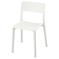 JANINGE Стул Белый IKEA 002.460.78