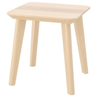 LISABO Стол журнальный 102.976.56 шпон ясеня 45x45 см. IKEA