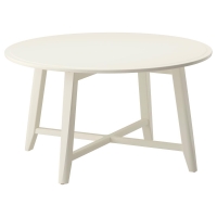 KRAGSTA Стол журнальный 202.866.38 Белый 90 см. IKEA