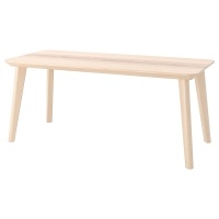 LISABO Стол журнальный 702.976.58 шпон ясеня 118x50 см. IKEA