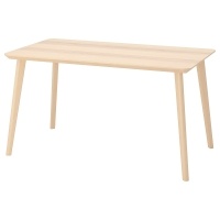 LISABO Стол обеденный 702.943.39 Ясеневый шпон 140x78 см. IKEA