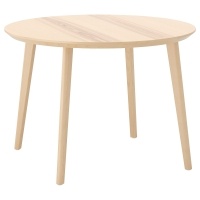 LISABO Стол обеденный 404.164.98 Шпон ясеня 105 см. IKEA