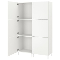 OPPHUS IKEA 493.879.91 Гардероб с 6 дверями 120x42x191 см белый/Фоннес белый