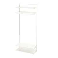 BOAXEL Гардеробная комбинация белый 82x40x201 см IKEA 493.323.62