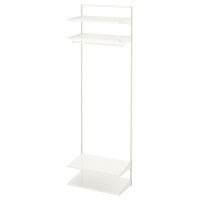 BOAXEL Гардеробная комбинация 493.323.57 Белый 62x40x201 см IKEA