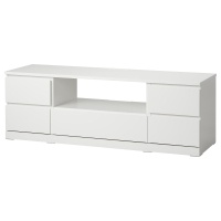 MALM Тумба ТВ Белый 160x48 см