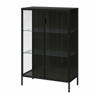 RUDSTA IKEA 504.501.37 Витрина 80x37x120 см. Антрацит