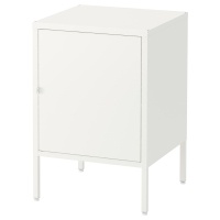 HALLAN ХЭЛЛАН Комбинация для хранения с дверцами, белый 45x47x67 см