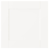 SANNIDAL САННИДАЛЬ Дверца с петлями, белый 40x40 см Каркас 80x40x120 см