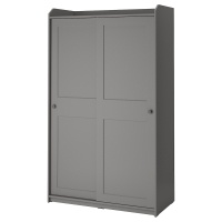 HAUGA IKEA 604.072.71 Шкаф-купе 118x55x199 см. Серый