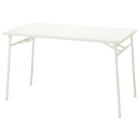 TORPARO IKEA 704.207.57 Стол садовый 130x74 см Раскладной Белый