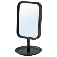 LINDBYN Настольное зеркало Чёрный 14 x 27 см