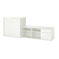 VIHALS TV Комбинация Белый 242x37x90 см