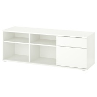 VIHALS Тумба ТВ Белый 146x37x50 см