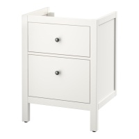 HEMNES Умывальник с 2 ящиками, белый 502.176.67