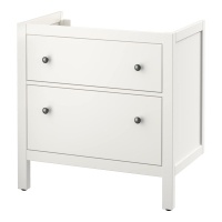 HEMNES Умывальник с 2 ящиками, белый 202.176.64