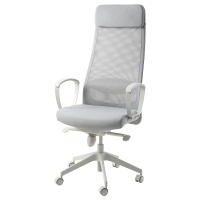MARKUS IKEA 105.218.58 Кресло офисное Vissle Светло-серый