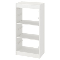 TROFAST Комбинация с полками 494.876.79 Белый 46x30x94 см IKEA