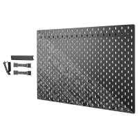 UPPSPEL 694.406.57 Комбинация перфорированных досок Чёрный IKEA