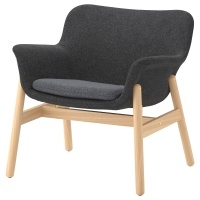 VEDBO Кресло Гуннаред темно-серый IKEA