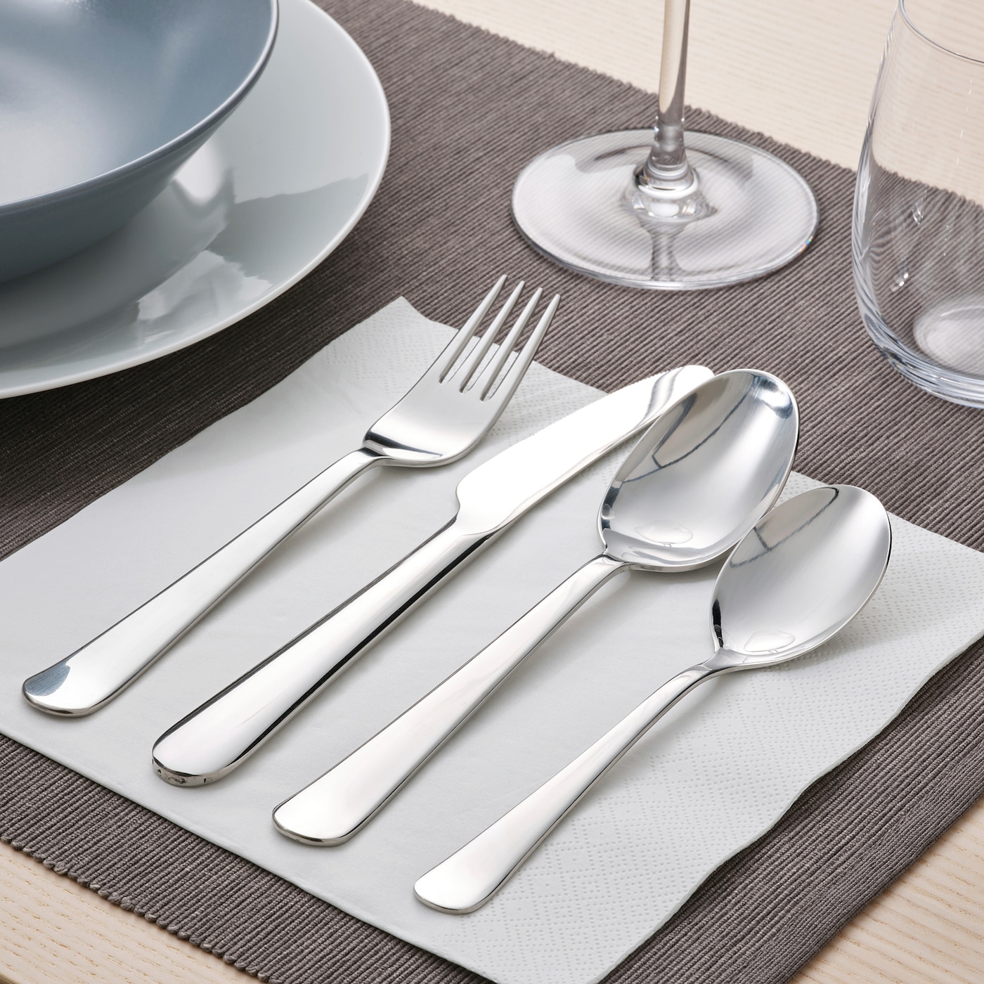 DRAGON IKEA 500.903.81 Ложки десертные 6 шт. 16 см. нерж. сталь