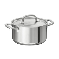 IKEA 365+ IKEA 904.842.44 Кастрюля с крышкой 3,0 л. нерж. сталь