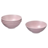 FARGKLAR IKEA 704.781.40 Миски 4 шт. 16 см Матовый светло-розовый