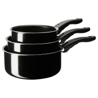 KAVALKAD IKEA 201.393.22 Набор ковшей 3 шт. Чёрный