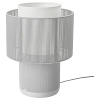 SYMFONISK WiFi лампа/динамик тканевый абажур белый IKEA 594.309.27