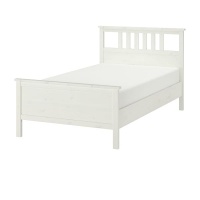 HEMNES Каркас кровати, белая морилка,120x200 см