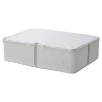HEMMAFIXARE IKEA 705.039.17 Контейнер для одежды/постельного белья ткань в полоску/белый/серый