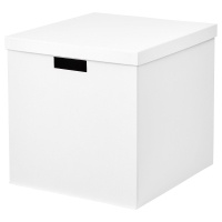 TJENA IKEA 404.693.02 Контейнер с крышкой Белый 32x35x32 см.